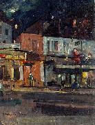Konstantin Alekseevich Korovin Moon Night, Paris Germany oil painting artist